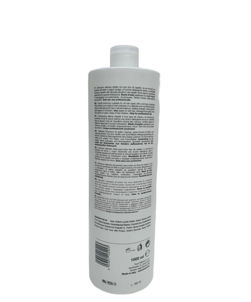 Tricol Milky Action Szampon Mleczny 1000 ML - tył