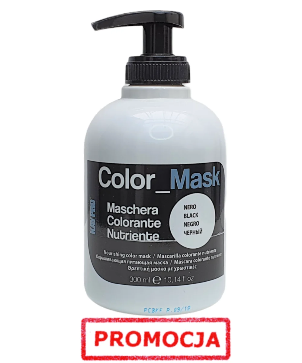 KAYPRO Color_Mask - Maska koloryzująca do włosów - kolor czarny