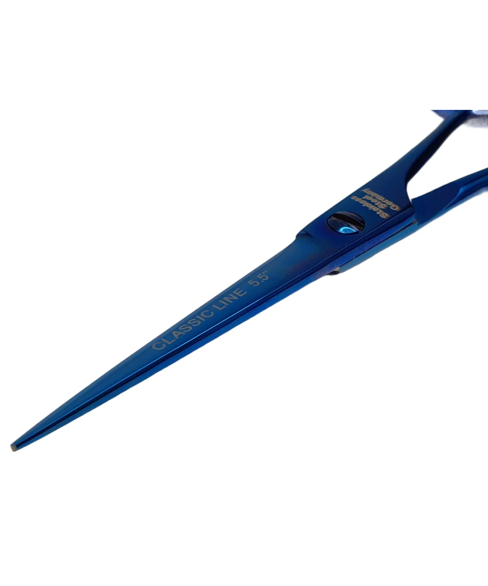 Ножиці перукарські Magnolia 5,5" 'Classic Line' Кобальт синій