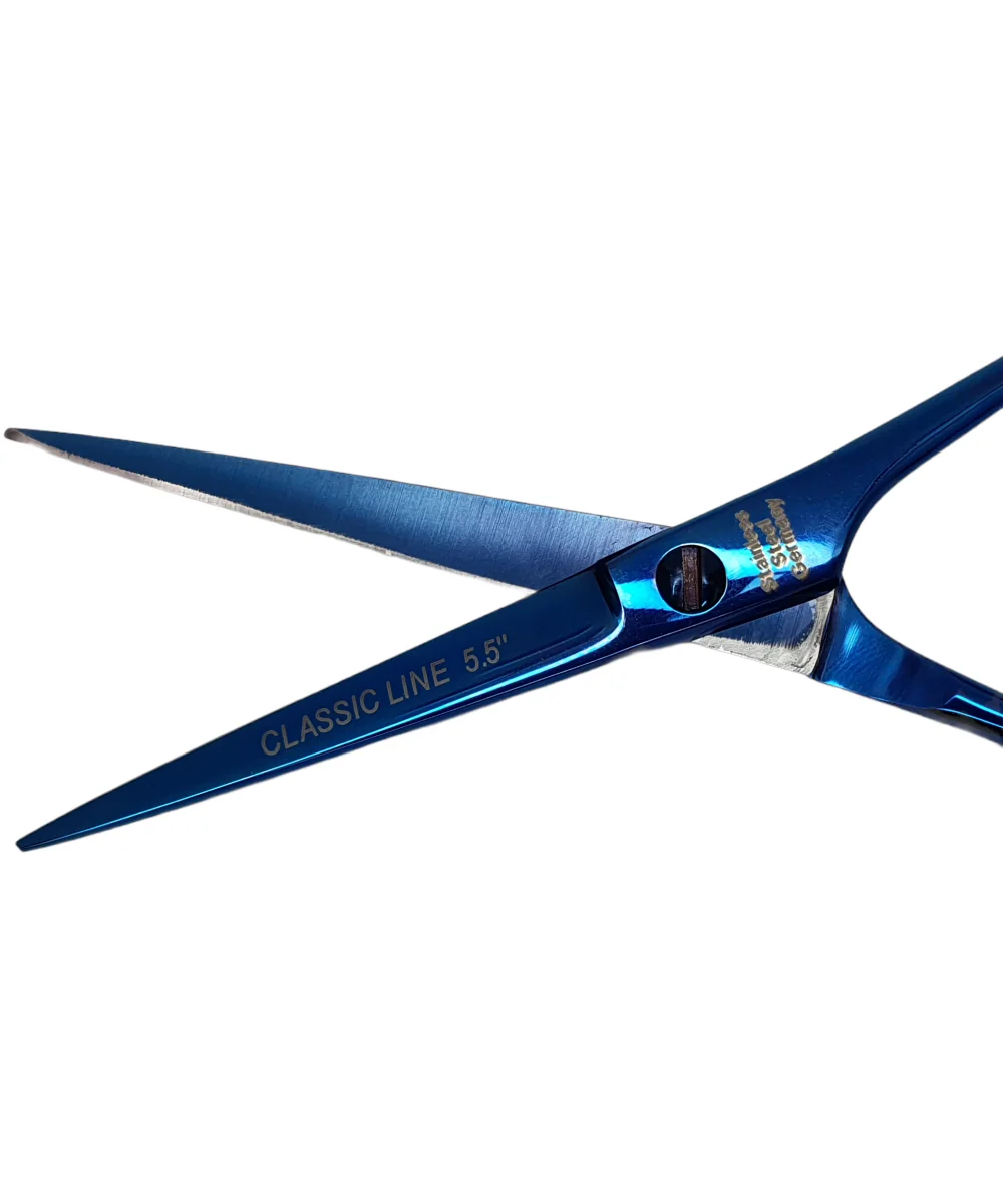 Ножиці перукарські Magnolia 5,5" 'Classic Line' Кобальт синій