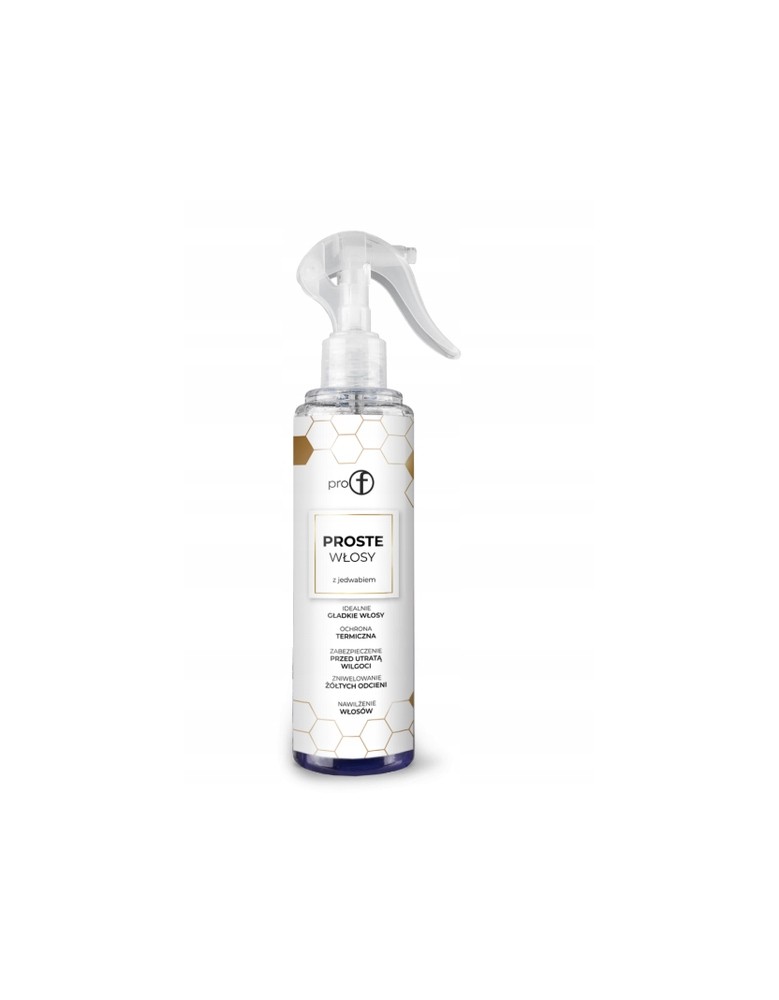 Spray termoochronny do prostowania włosów Pro-F Proste Włosy 250 ml