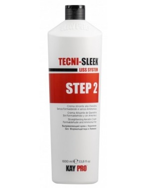 KayPro Tecni-Sleek Step 2 Крем для випрямлення з кератином 1000 мл