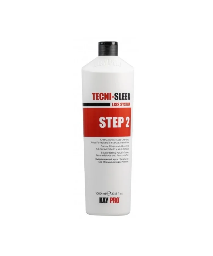 KayPro Tecni-Sleek Step 2 Крем для випрямлення з кератином 1000 мл
