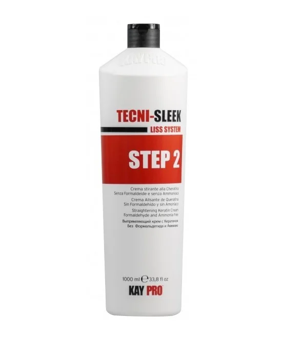 KayPro Tecni-Sleek Step 2 Крем для випрямлення з кератином 1000 мл