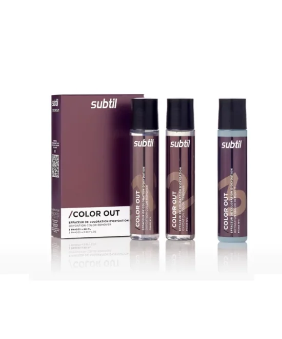 SUBTIL COLOR OUT - Освітлювач, засіб для зняття кольору 3x50мл