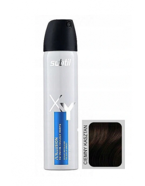 SUBTIL XY - Spray tuszujący siwe włosy dla Panów Ciemny kasztan 75ml