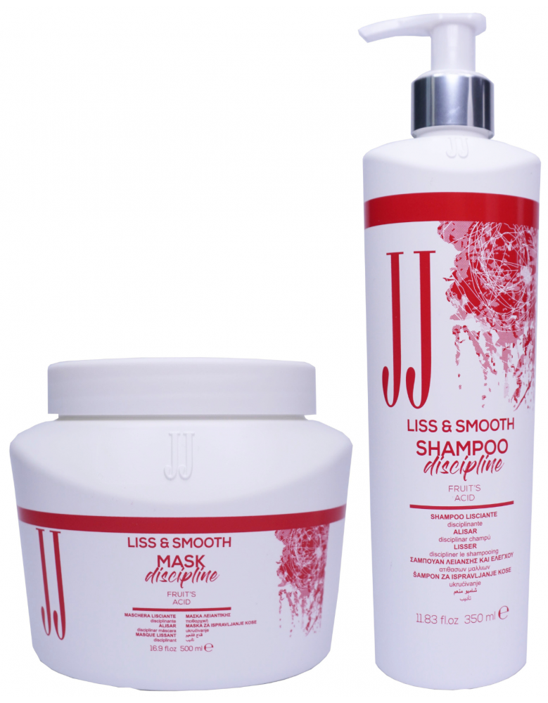 JJ LISS&SMOOTH zestaw Szampon 350 ml. + Maska