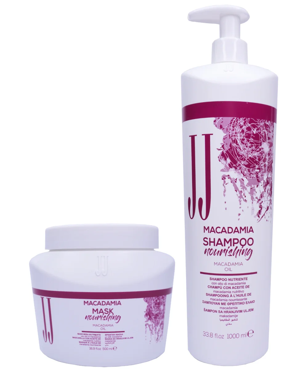 copy of JJ MACADAMIA zestaw Szampon 350ml. + Maska 500ml.