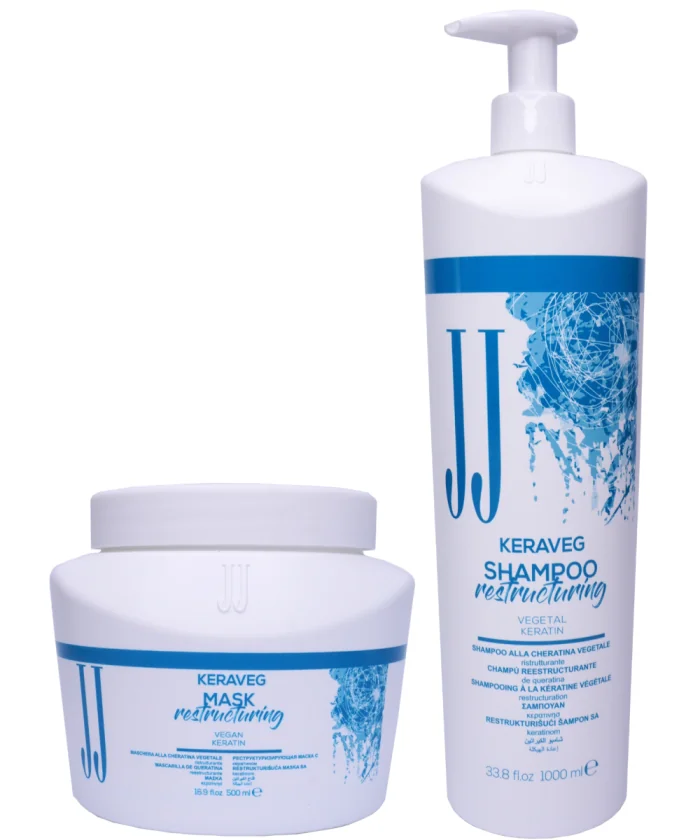 copy of JJ KERAVEG zestaw Szampon 350ml. + Maska 500ml.