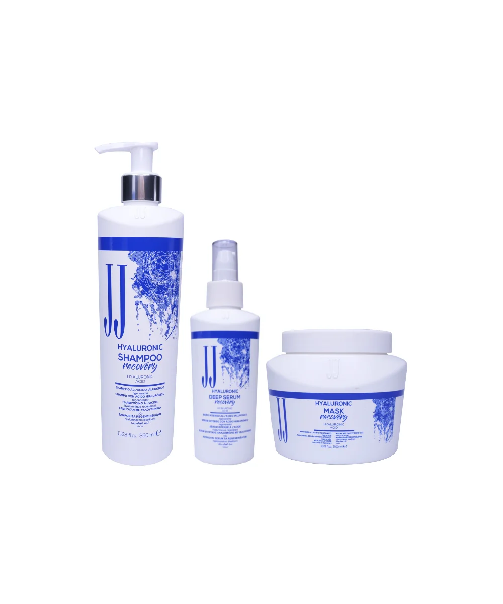 Набір шампунів JJ Hyaluronic 350 мл. + Маска 500 мл. + Сироватка 150 мл.
