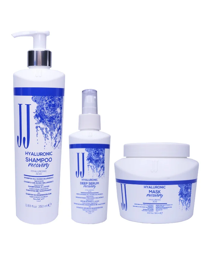 Набір шампунів JJ Hyaluronic 350 мл. + Маска 500 мл. + Сироватка 150 мл.