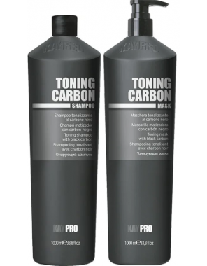 Kaypro Toning Carbon Zestaw Szampon i Maska 1000ml