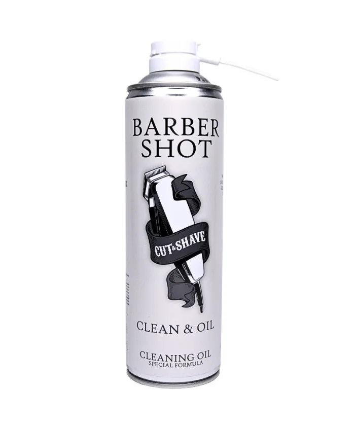 Препарат для чищення та змащування машинок BARBER SHOT Clean&Oil