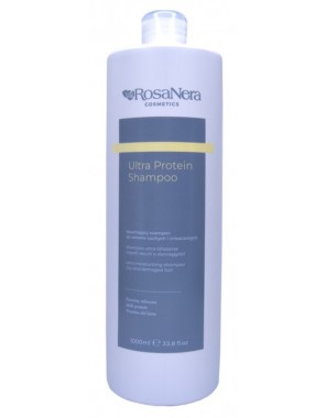 RosaNera ULTRA PROTEIN SHAMPOO nawilżający szampon do włosów suchych i zniszczonych 1000 ml.