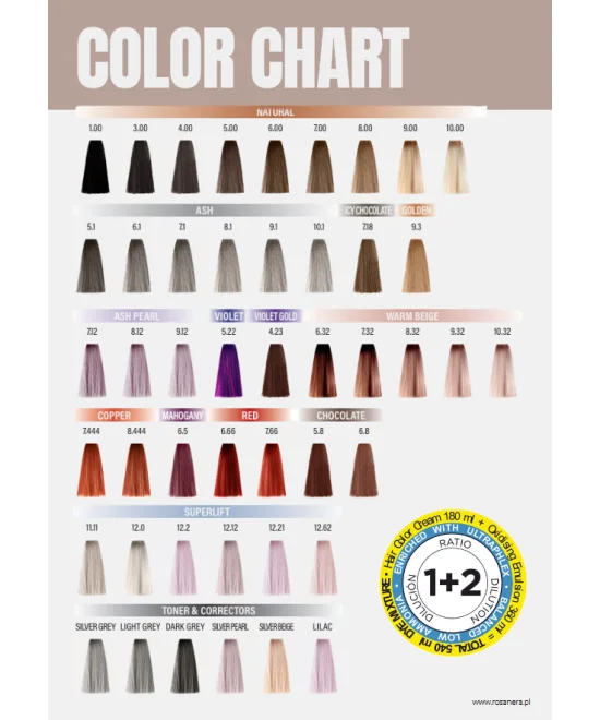 RosaNera COLOR SHOCK Farba 180 ml.