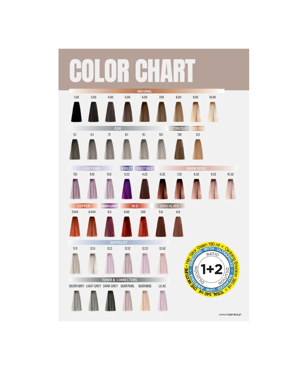 RosaNera COLOR SHOCK Farba 180 ml.
